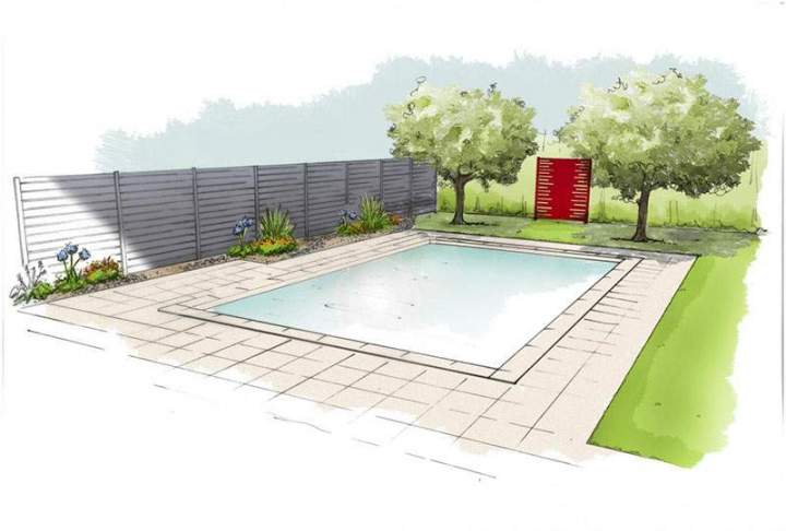 Plan aménagement jardin Saint-Denis-de-Palin