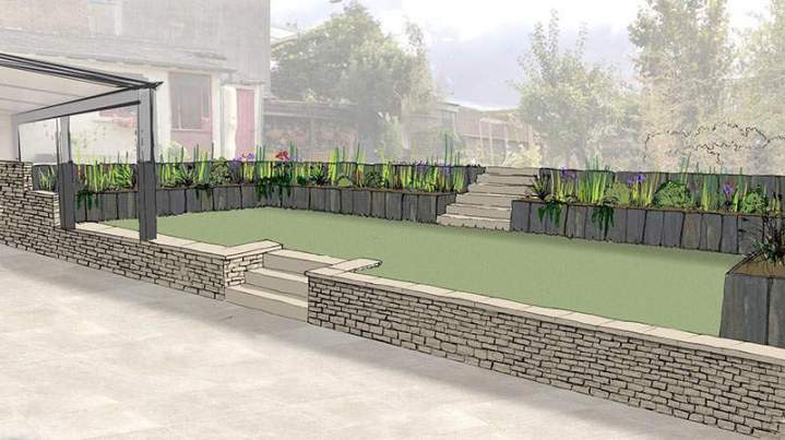 Projet d'aménagement de jardin Saint-Denis-de-Palin