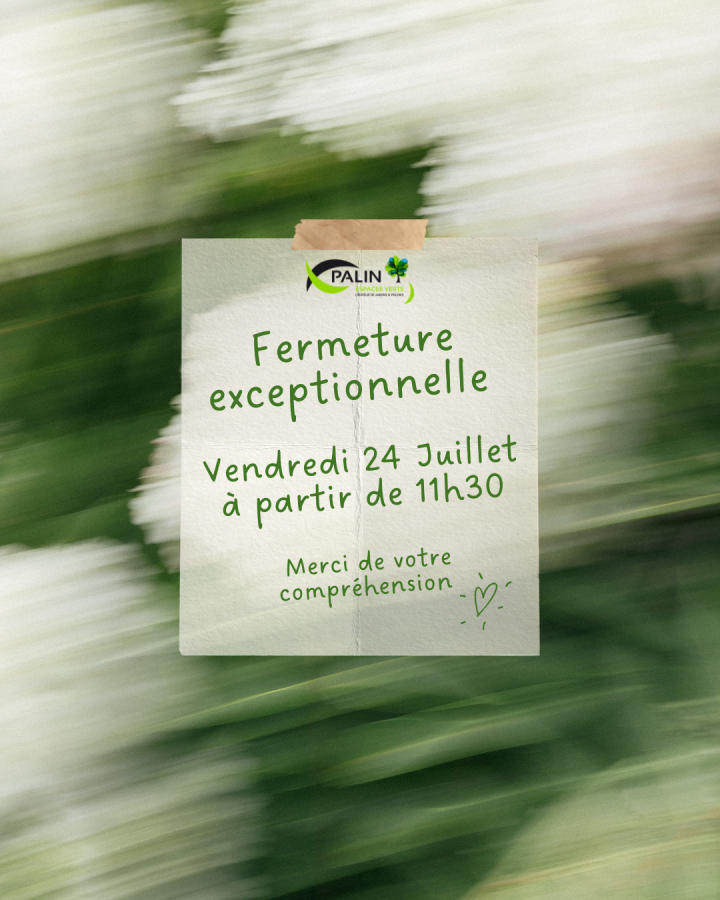 Fermeture exceptionnelle